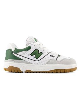 Zapatillas New Balance PSB550 Blanco Para Niño