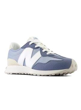 Zapatillas New Balance 327 Azul Para Niño y Niña