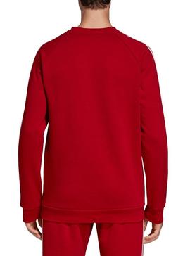 Sudadera Adidas 3 Stripes Rojo para Hombre