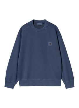 Sudadera Carhartt Nelson Azul Para Hombre