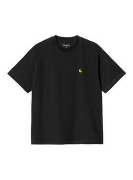 Camiseta Carhartt Chase Negro Para Hombre