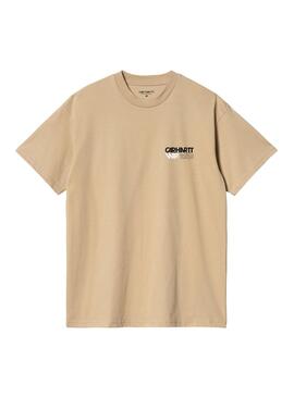 Camiseta Carhartt Contact Sheet Tostado Para Hombre