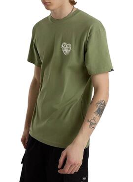 Camiseta Vans No Players Verde Para Hombre