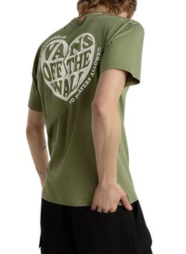 Camiseta Vans No Players Verde Para Hombre