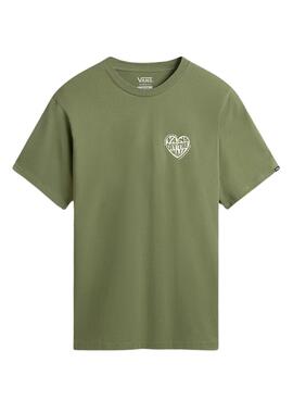 Camiseta Vans No Players Verde Para Hombre