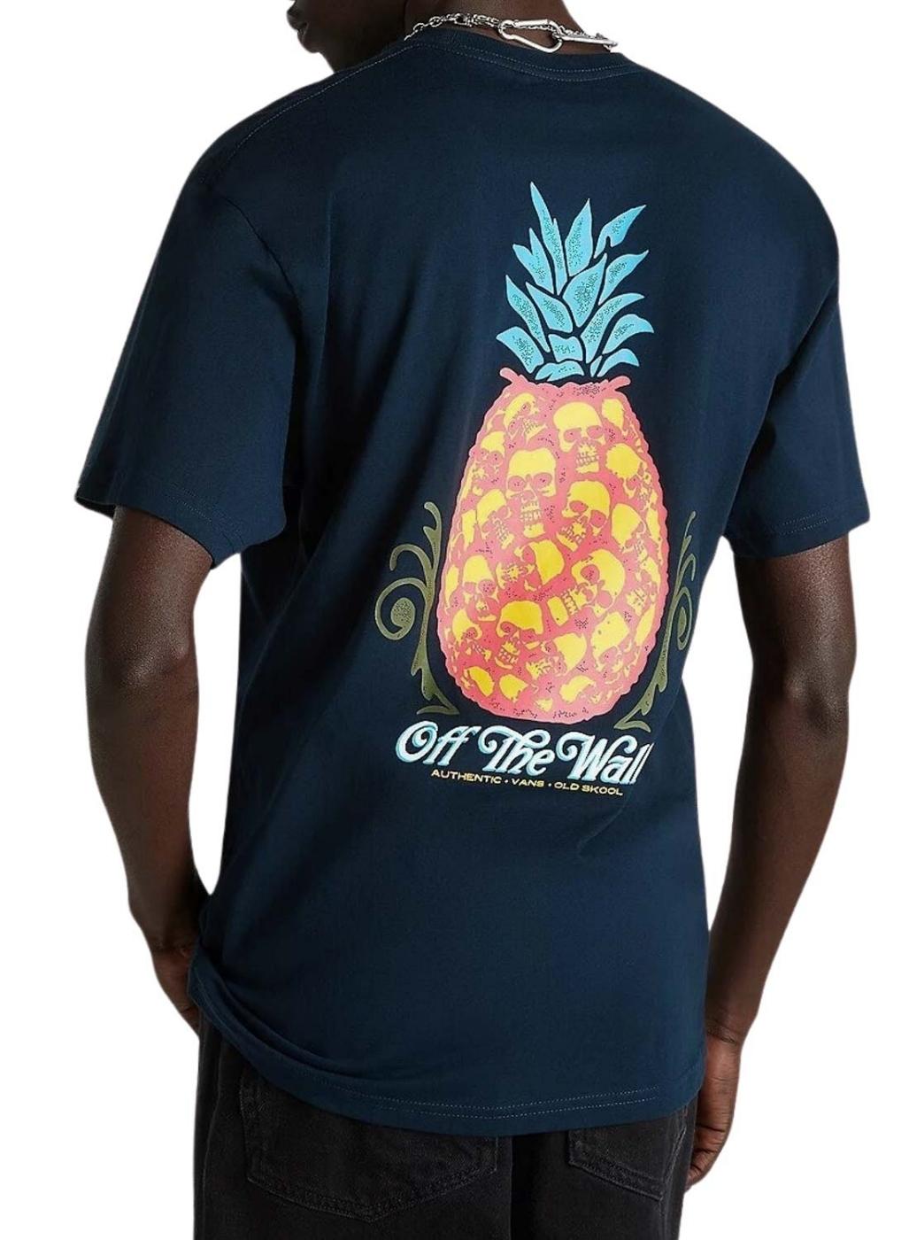Camiseta Vans Pineapple Azul Para Hombre