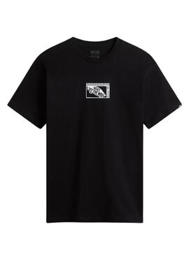 Camiseta Vans Tech Negro Para Hombre