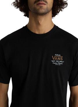 Camiseta Vans Holder Negro Para Hombre