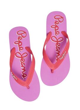 Chanclas Pepe jeans Bay Beach Brand Rosa Para Mujer