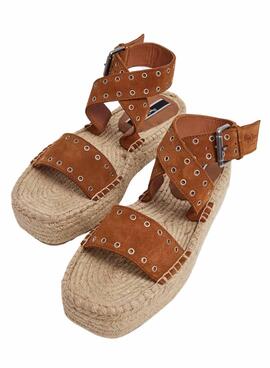 Sandalias Pepe jeans Tracy Antique Marrón Para Mujer