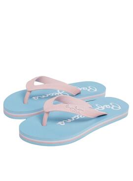 Chanclas Pepe Jeans Bay Beach Azul Para Niña