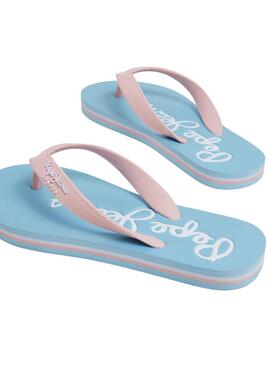 Chanclas Pepe Jeans Bay Beach Azul Para Niña