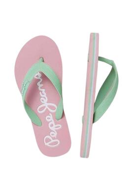 Chanclas Pepe Jeans Bay Beach Rosa Para Niña