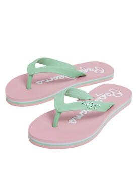 Chanclas Pepe Jeans Bay Beach Rosa Para Niña