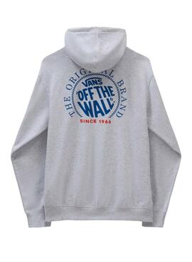 Sudadera Vans Circle Gris Para Hombre