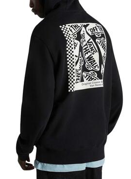 Sudadera Vans Box Negro Para Hombre