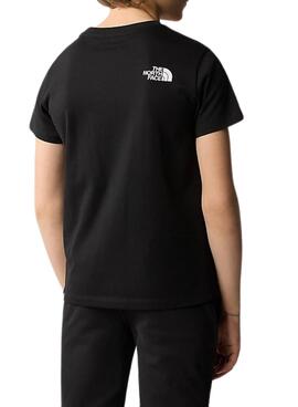 Camiseta The North Face Simple Dome Negro Niños