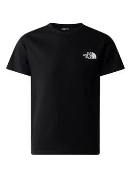 Camiseta The North Face Simple Dome Negro Niños