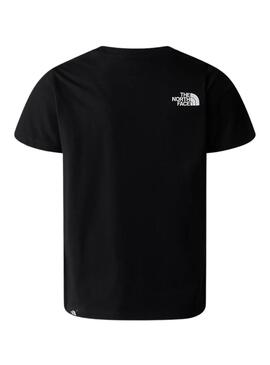 Camiseta The North Face Simple Dome Negro Niños