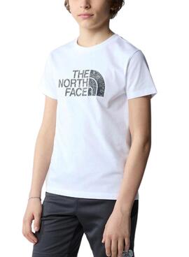 Camiseta The North Face Easy Blanco Para Niños