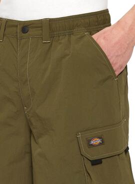 Bermudas Dickies Jackson Cargo Verde Para Hombre