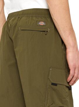 Bermudas Dickies Jackson Cargo Verde Para Hombre