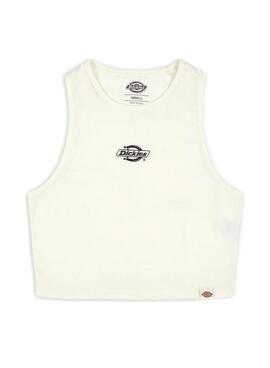 Top Dickies Powers Blanco Para Mujer