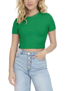 Camiseta Only Betty Verde Para Mujer