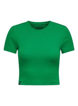 Camiseta Only Betty Verde Para Mujer