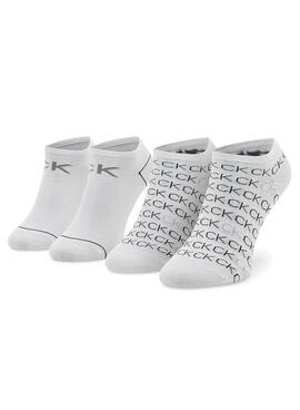 Pack Calcetines Sneaker Blanco 2P Para Mujer