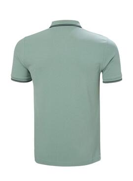 Polo Helly Hansen Kos Verde Para Hombre