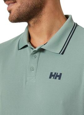 Polo Helly Hansen Kos Verde Para Hombre