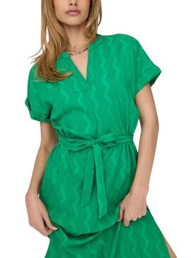 Vestido Only Dia Verde Para Mujer