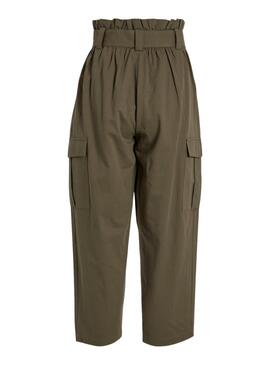 Pantalón Vila Selma Verde Para Mujer