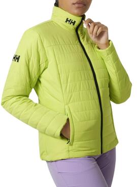 Cazadora Helly Hansen Crew Insulator Verde Para Mujer