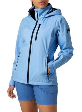 Cazadora Helly Hansen Crew Hooded Azul Para Mujer