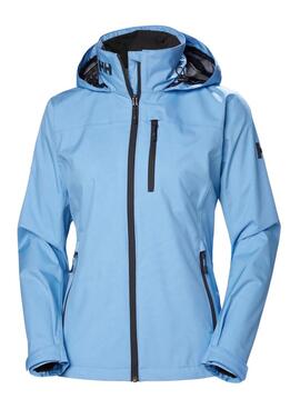 Cazadora Helly Hansen Crew Hooded Azul Para Mujer