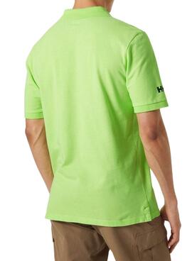 Polo Helly Hansen Koster Verde Para Hombre