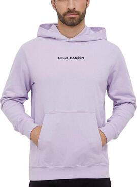 Sudadera Helly Hansen Core Lila Para Hombre