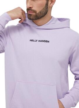 Sudadera Helly Hansen Core Lila Para Hombre