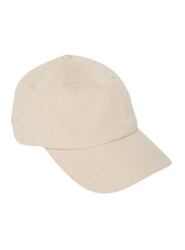 Gorra Pieces Carmana Beige Para Mujer