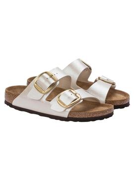 Sandalias Birkenstock Big Buckle Nacar Para Mujer