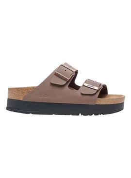 Sandalias Birkenstock Arizona Plataforma Topo  Para Mujer 