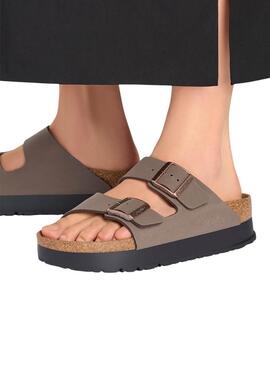 Sandalias Birkenstock Arizona Plataforma Topo  Para Mujer 