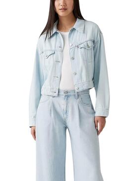 Cazadora Levis Fatherweight Denim Para Mujer