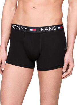 Pack 3 Calzoncillos Tommy Jeans Trunk Essential Negro Hombre