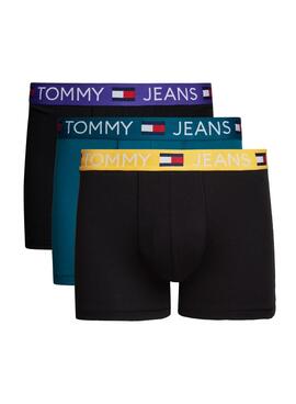 Pack 3 Calzoncillos Tommy Jeans Trunk Diff Multi Para Hombre