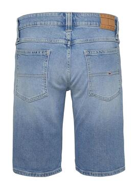 Bermuda Tommy Jeans Ronnie Negro Para Hombre