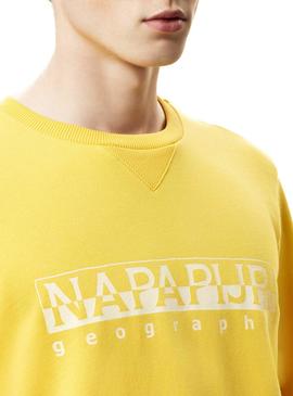 Sudadera Napapijri Bevora Amarillo Hombre