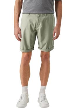 Bermudas Tommy Jeans Scanton Verde Para Hombre